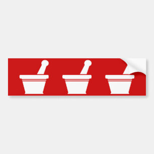 Mortar en Pestle Bumpersticker
