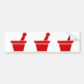 Mortar en Pestle Bumpersticker (Voorkant)