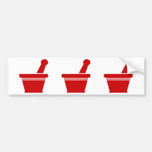 Mortar en Pestle Bumpersticker