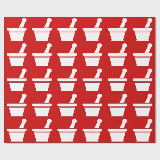 Mortar en Pestle Cadeaupapier (Vlak)