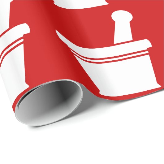 Mortar en Pestle Cadeaupapier (Rol Hoek)