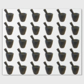 Mortar en Pestle Cadeaupapier (Vlak)