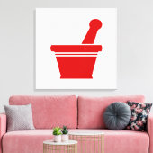 Mortar en Pestle Canvas Afdruk (Insitu (Woonkamer))