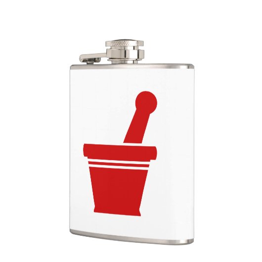 Mortar en Pestle Heupfles (Links)