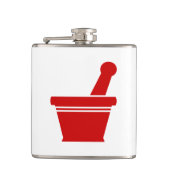 Mortar en Pestle Heupfles (Voorkant)