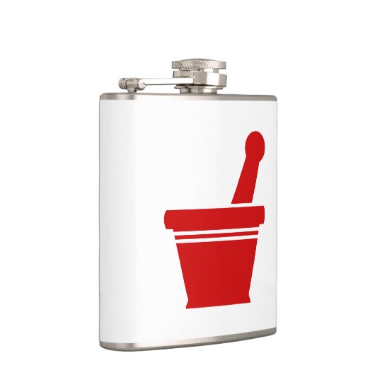 Mortar en Pestle Heupfles (Rechts)