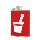 Mortar en Pestle Heupfles (Links)