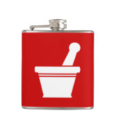 Mortar en Pestle Heupfles (Voorkant)