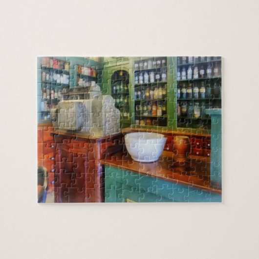 Mortar en Pestle in Pharmacy Legpuzzel (Horizontaal)