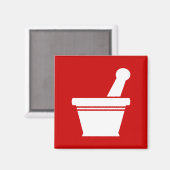 Mortar en Pestle Magneet (Voorkant / Achterkant)