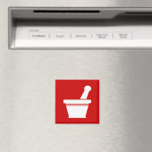 Mortar en Pestle Magneet (Insitu (Vaatwasser))