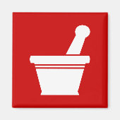 Mortar en Pestle Magneet (Voorkant)