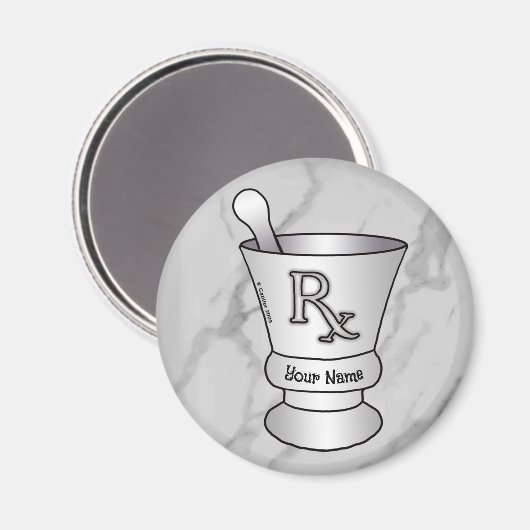 Mortar en Pestle Magneet (Voorkant / Achterkant)