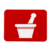 Mortar en Pestle Magneet (Horizontaal)