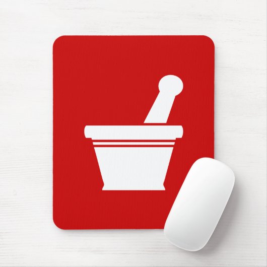 Mortar en Pestle Muismat (Met muis)