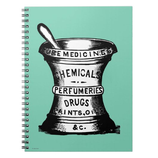 Mortar en Pestle Notitieboek (Voorkant)