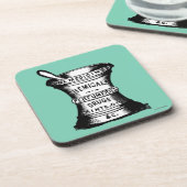 Mortar en Pestle Onderzetter (Linkerzijde)