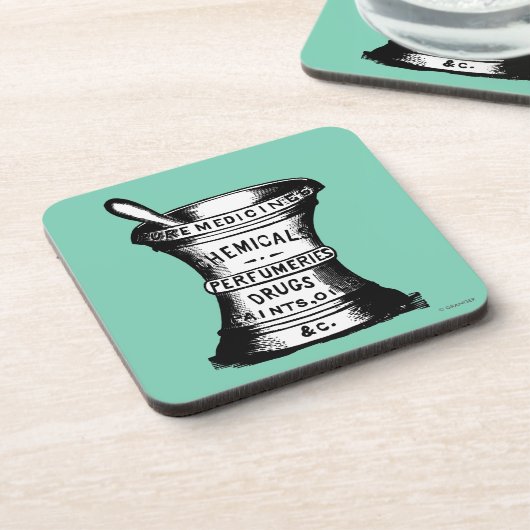 Mortar en Pestle Onderzetter (Linkerzijde)