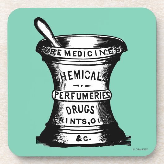 Mortar en Pestle Onderzetter (Voorkant)