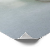 Mortar en Pestle, pil flessen op achtergrond Poster (Hoek)