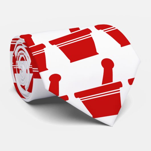 Mortar en Pestle Stropdas (Opgerold)