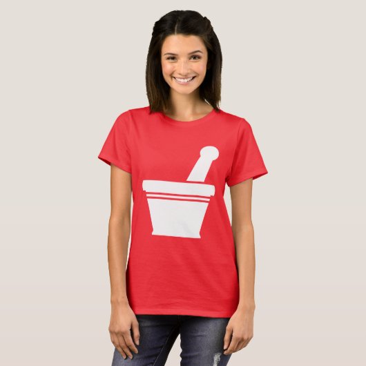 Mortar en Pestle T-shirt (Voorkant volledig)