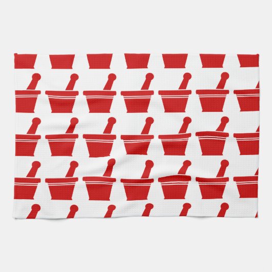 Mortar en Pestle Theedoek (Horizontaal)