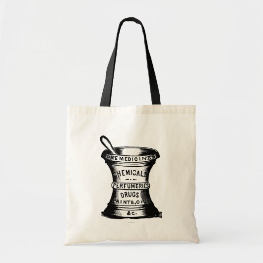 Mortar en Pestle Tote Bag (Voorkant)