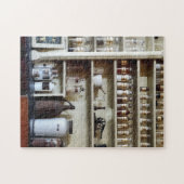 Mortar, Pestle en Flessen op schalen Legpuzzel (Horizontaal)