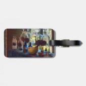 Mortar, Pestle en Flessen per venster Bagagelabel (Achterkant horizontaal)