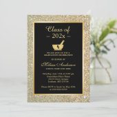 Mortar Pestle Pharmacy School Graduparty Kaart (Staand voorkant)