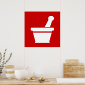 Mortar & Pestle Poster (Keuken)