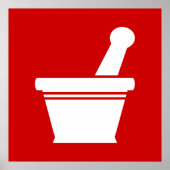Mortar & Pestle Poster (Voorkant)
