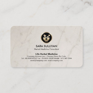 Mortar stamper kruidengeneeskunde homeopathie visitekaartje