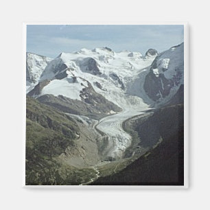 Mortaratch Glacier in Zwitserland Magneet