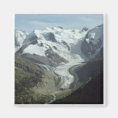 Mortaratch Gletsjer in Zwitserland Magneet (Voorkant)