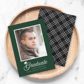 Mortarboard Script Editable Colors Photo Afstudere