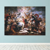 Morte di Decio Mure (Bozzetto) van Peter Paul Rube Canvas Afdruk (Insitu (Houten vloer))