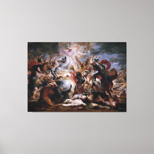 Morte di Decio Mure (Bozzetto) van Peter Paul Rube Canvas Afdruk (Voorkant)