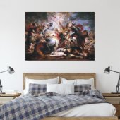 Morte di Decio Mure (Bozzetto) van Peter Paul Rube Canvas Afdruk (Insitu (Slaapkamer))