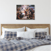 Morte di Decio Mure (Bozzetto) van Peter Paul Rube Canvas Afdruk (Insitu (Slaapkamer))