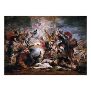 Morte di Decio Mure (Bozzetto) van Peter Paul Rube Foto Afdruk