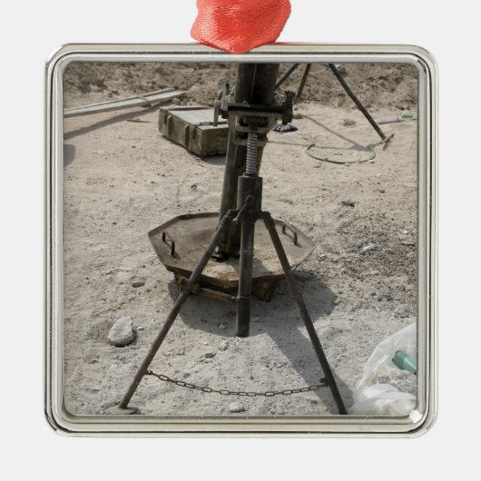 Morteerbuizen Metalen Ornament (Voorkant)