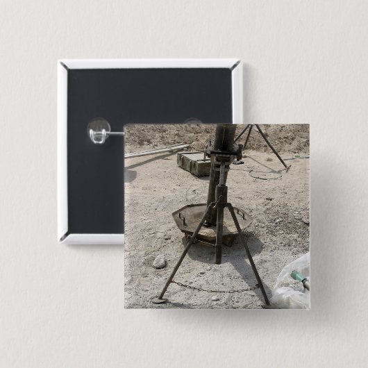 Morteerbuizen Vierkante Button 5,1 Cm (Voorkant /achterkant)