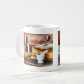 Mortel en Stamper en Doos Cacao Koffiemok (Voorkant links)