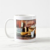 Mortel en Stamper en Doos Cacao Koffiemok (Links)