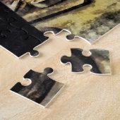 Mortel en stamper in chemisch lab legpuzzel (Zijkant)