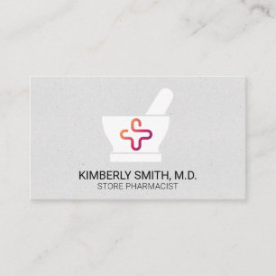 Mortel en Vijzel   Apotheker   Medicijnen Logo Visitekaartje