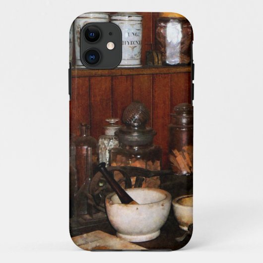 Mortel en Vijzel in Apotheek Case-Mate iPhone Case (Achterkant)