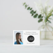 Mortgage Broker Afbeelding Moderne Visitekaartjes (Staand voorkant)
